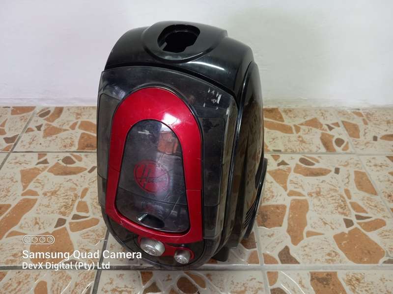 Verified Tested | Hoover 1600W Velocity Canister Vacuum - HC1600 | Black & Red | 5m Power Cord