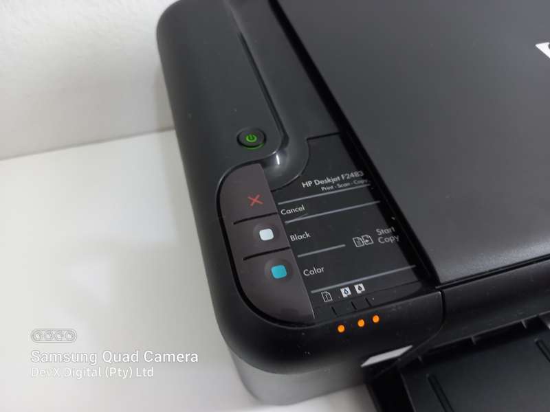 Verified Powers On | HP Deskjet F2483 All-in-One Printer | Print/Scan/Copy | HP Thermal Inkjet