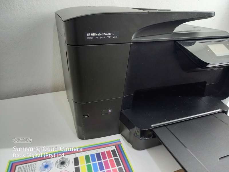 Verified Tested | Retail: R9991 | HP OfficeJet Pro 8710 All-in-One Printer | Print/WiFi/Scan/Copy