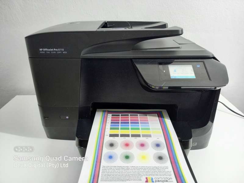 Verified Tested | Retail: R9991 | HP OfficeJet Pro 8710 All-in-One Printer | Print/WiFi/Scan/Copy