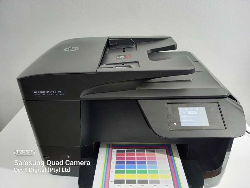 Verified Tested | Retail: R9991 | HP OfficeJet Pro 8710 All-in-One Printer | Print/WiFi/Scan/Copy