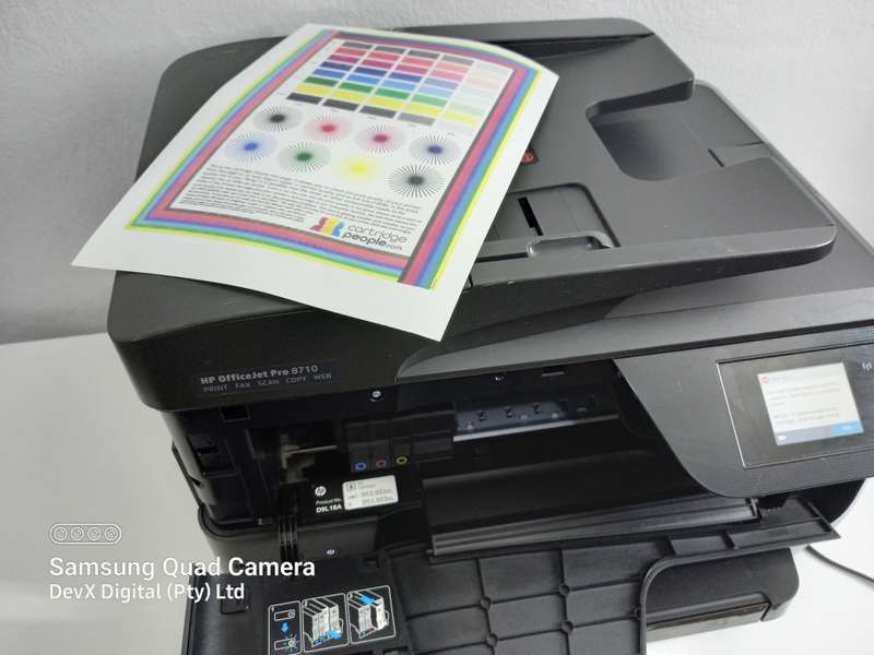 Verified Tested | Retail: R9991 | HP OfficeJet Pro 8710 All-in-One Printer | Print/WiFi/Scan/Copy