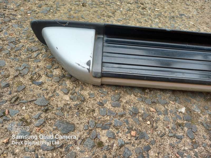 1.95m Single Side Step Excalibur For Vans/Bakkies - Silver & Black - Est Retail Upto R5800