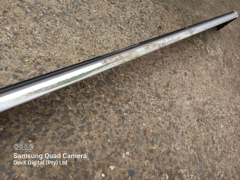 1.95m Single Side Step Excalibur For Vans/Bakkies - Silver & Black - Est Retail Upto R5800