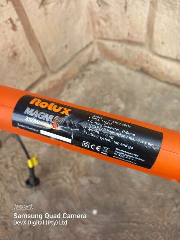 Verified Tested: Rolux Magnum 350W Electric Edge Trimmer - Retail Upto: R4500.00 - LIMITED SALE!!!