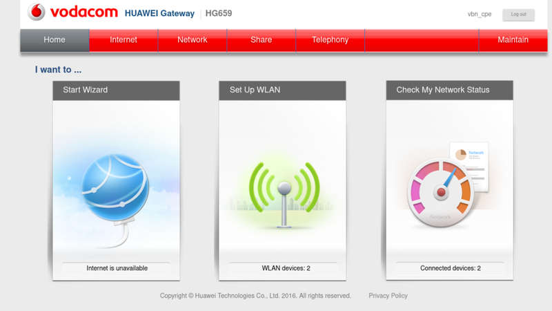 Verified Tested - Huawei HG659 4 Port Home Gateway Router - Easy Admin Access & Setup Method
