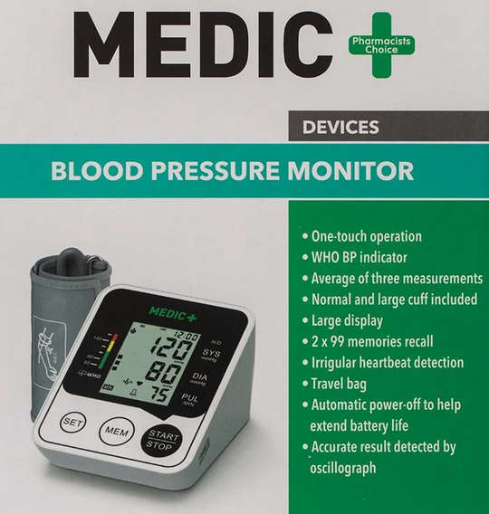 Verified Tested - MEDIC+ Blood Pressure Monitor - Model: Elite1219 - Limited Deal This Wednesday