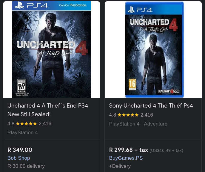 Uncharted 4: A Thief's End - Original PS4 Game