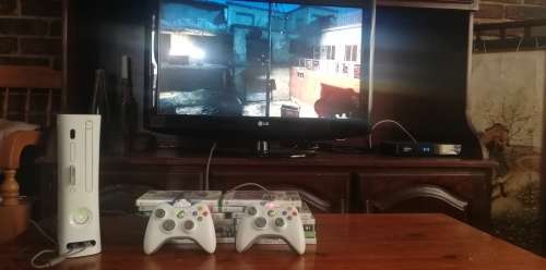 Xbox 360 +games +wifi router