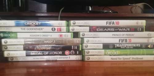 Xbox 360 +games +wifi router