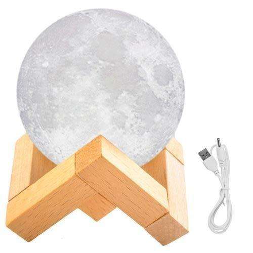 7 Colors Touch 3D Moon Lamp