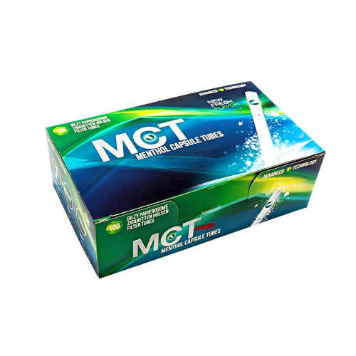 MCT Menthol Captule Tubes  100 in a box