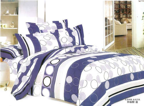10 Piece - Cotton Feel - Bed Linen - Queen Size- Duvet Cover Set