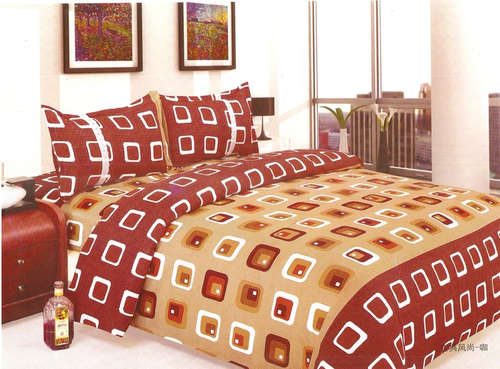 10 Piece - Cotton Feel - Bed Linen - Queen Size- Duvet Cover Set