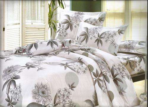 6 Piece - Cotton Feel - Bed Linen - Queen Size- Duvet Cover Set