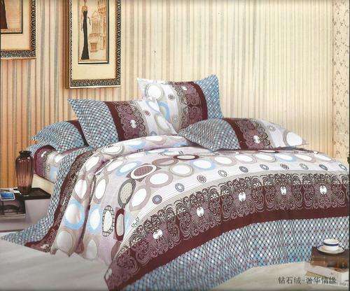 6 Piece - Cotton Feel - Bed Linen - Queen Size- Duvet Cover Set