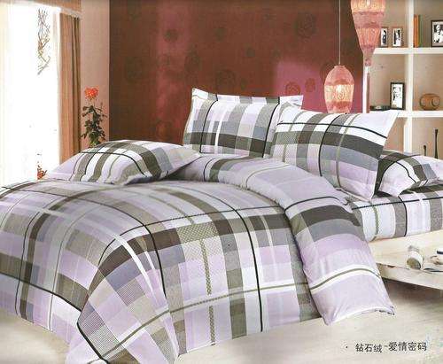 6 Piece - Cotton Feel - Bed Linen - Queen Size- Duvet Cover Set