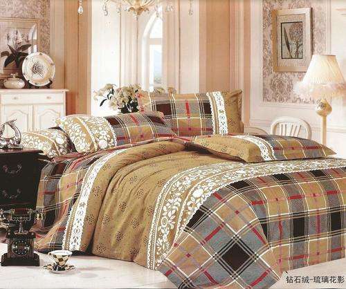 6 Piece - Cotton Feel - Bed Linen - Queen Size- Duvet Cover Set