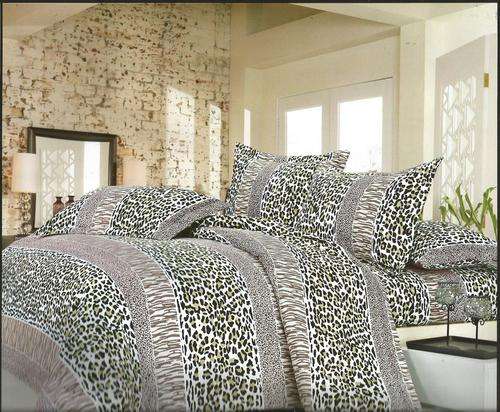 6 Piece - Cotton Feel - Bed Linen - Queen Size- Duvet Cover Set