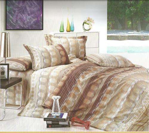 6 Piece - Cotton Feel - Bed Linen - Queen Size- Duvet Cover Set