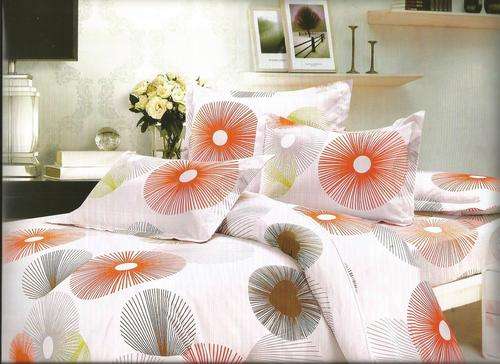 6 Piece - Cotton Feel - Bed Linen - Queen Size- Duvet Cover Set
