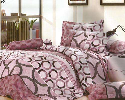 6 Piece - Cotton Feel - Bed Linen - Queen Size- Duvet Cover Set