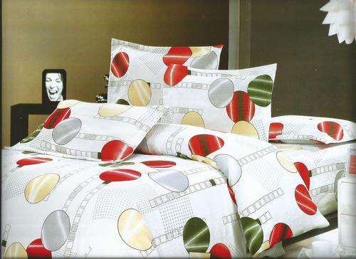 6 Piece - Cotton Feel - Bed Linen - Queen Size- Duvet Cover Set
