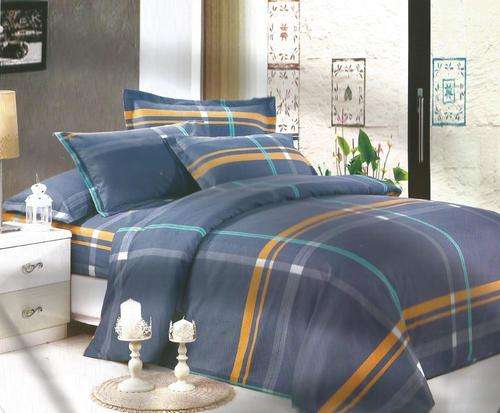 6 Piece - Cotton Feel - Bed Linen - Queen Size- Duvet Cover Set