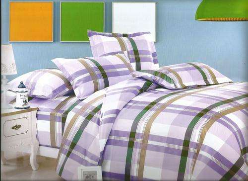 6 Piece - Cotton Feel - Bed Linen - Queen Size- Duvet Cover Set