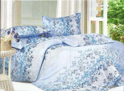 6 Piece - Cotton Feel - Bed Linen - Queen Size- Duvet Cover Set