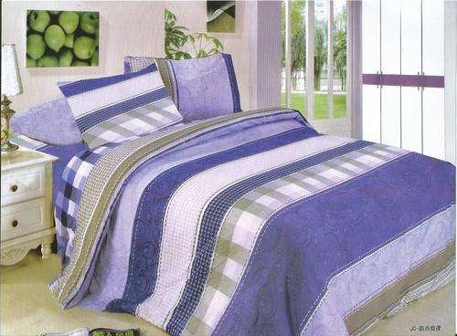 6 Piece - Cotton Feel - Bed Linen - Queen Size- Duvet Cover Set