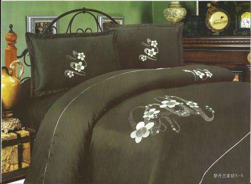 6 Piece - Polyester fabric - Bed Linen - Double Size- Duvet Cover Set