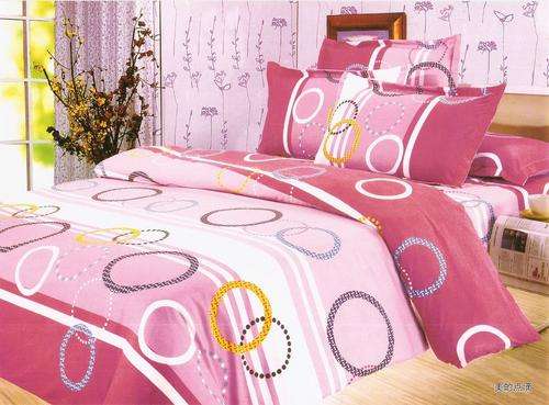 6 Piece - Cotton Feel - Printed - Double bed- Duvet Set