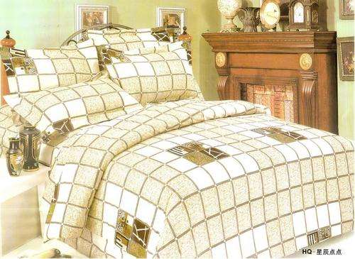6 Piece - Cotton Feel - Printed - Double bed- Duvet Set