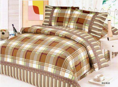 6 Piece - Cotton Feel - Printed - Double bed- Duvet Set