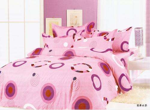 10 Piece - Cotton Feel - Printed - Bed Linen - Double bed- Duvet & Curtain Set