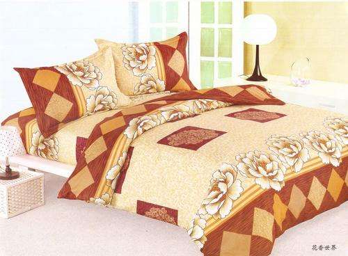 10 Piece - Seersucker Cotton Feel - Bed Linen - Double Bed Size- Duvet Cover & Curtain Set