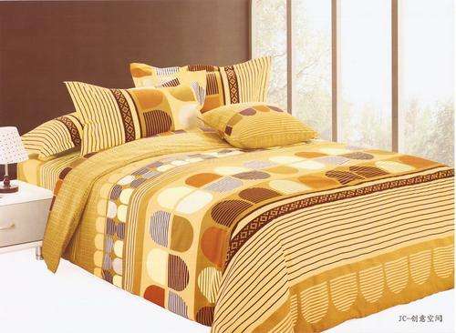 6 Piece - Seersucker Cotton Feel - Bed Linen - Queen Size- Duvet Cover Set
