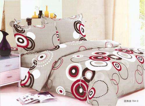 6 Piece - Seersucker Cotton Feel - Bed Linen - Double Bed Size- Duvet Cover Set