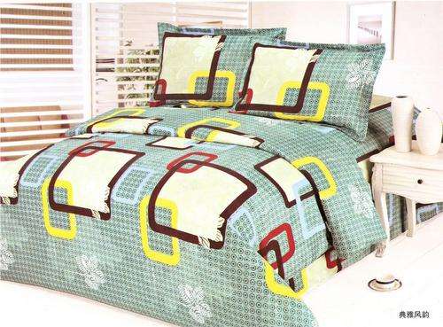 6 Piece - Seersucker Cotton Feel - Bed Linen - Queen Size- Duvet Cover Set
