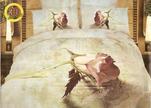 6 Piece -Super Soft Cotton Feel - Bed Linen - Double bed - Duvet Cover Set