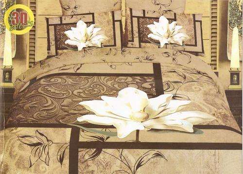 6 Piece -Super Soft Cotton Feel - Bed Linen - Queen Size- Duvet Cover Set