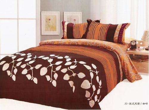 10 Piece - Seersucker Cotton Feel - Bed Linen - Double Bed Size- Duvet Cover & Curtain Set