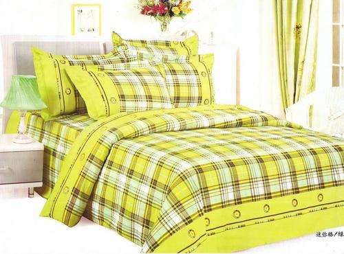 6 Piece - Seersucker Cotton Feel - Bed Linen - Double Bed Size- Duvet Cover Set