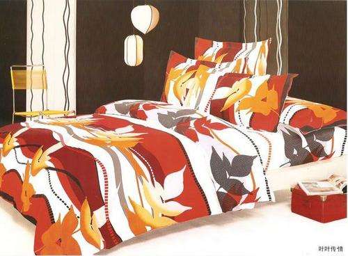 6 Piece -Super Soft Cotton Feel - Bed Linen - Double Bed Size- Duvet Cover Set