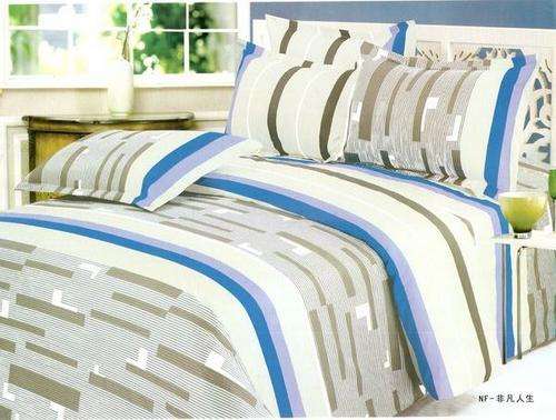 6 Piece -Super Soft Cotton Feel - Bed Linen - Double Bed Size- Duvet Cover Set