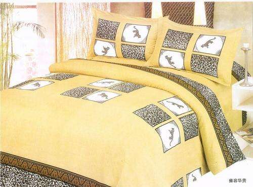 6 Piece - Seersucker Cotton Feel - Bed Linen - Double Bed Size- Duvet Cover Set
