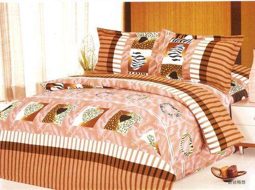 6 Piece - Seersucker Cotton Feel - Bed Linen - Double Bed Size- Duvet Cover Set