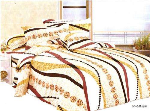6 Piece - Seersucker Cotton Feel - Bed Linen - Double Bed Size- Duvet Cover Set