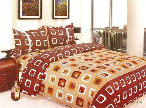 6 Piece - Seersucker Cotton Feel - Bed Linen - Double Bed Size- Duvet Cover Set